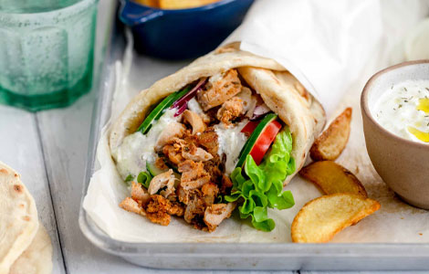 Chicken Gyros Wrap